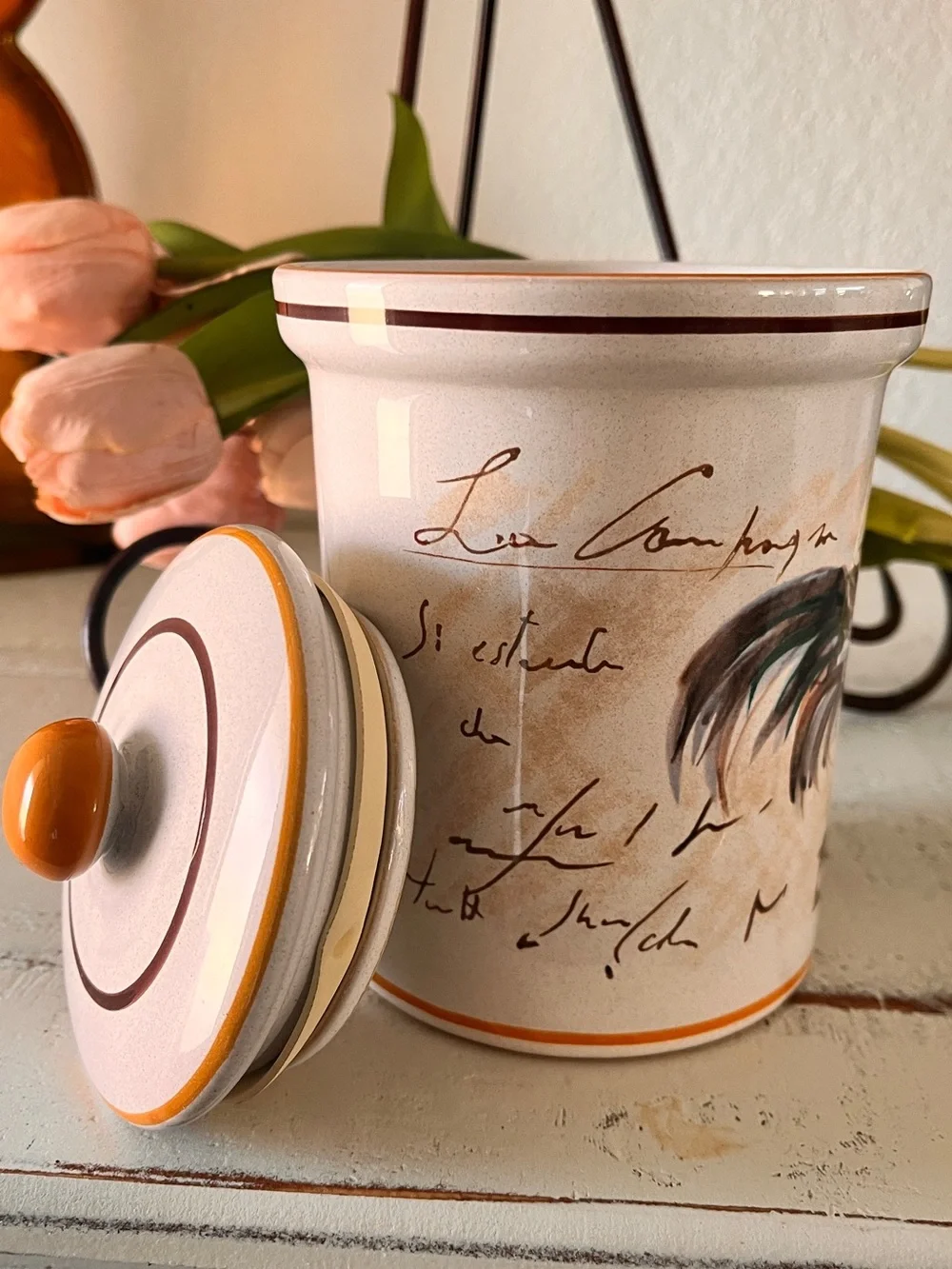 Sur La Table Rooster Lidded Canister – Made in Italy